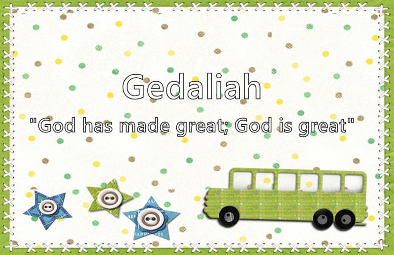 Gedaliah - Name Meaning, Popularity, Similar Names, Nicknames And  Personality For Gedaliah