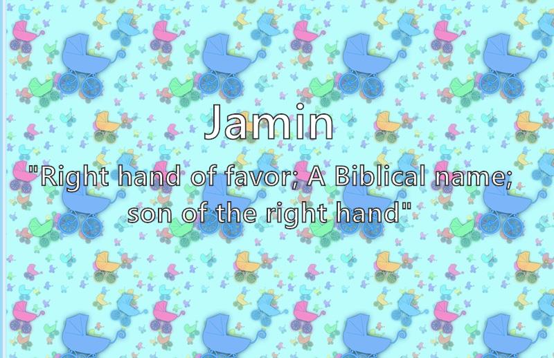 Jamin - Name Meaning, Popularity, Similar Names, Nicknames And Personality  For Jamin